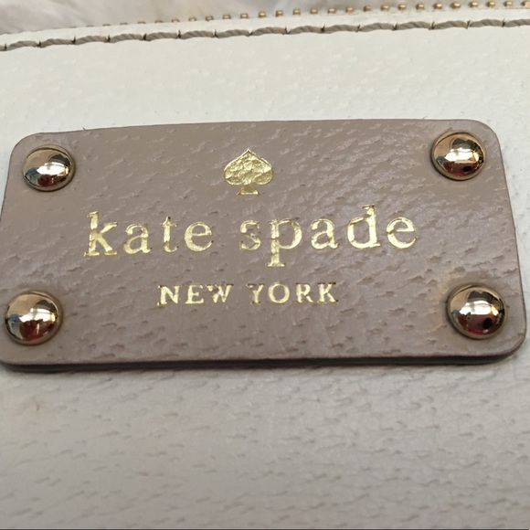 Kate Spade purse taupe and cream - Picture 5 of 5
